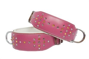 pink dog collar